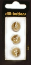 Dill Buttons ~ (0963) - 1/2" - 3 ct