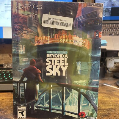 Beyond a Steel Sky: UTOPIA Edition with Hologram Lamp! (PlayStation 5) NEW!! ps5