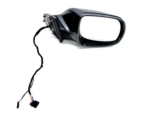 2013–2015 Audi Q7 Left Driver Side Power Fold Door Mirror Gray w/ Blind Spot OEM
