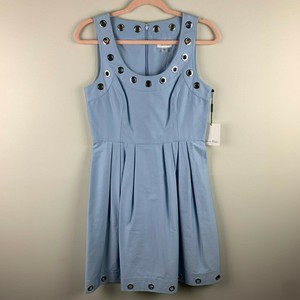 women's light blue cocktail dress