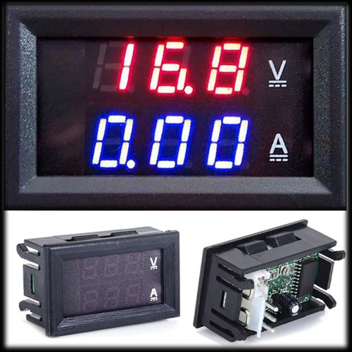 ☮DC 0.0-100V 10A Dual LED Digital Voltmeter Amperemeter AMP Spannung Volt - Bild 6 von 8