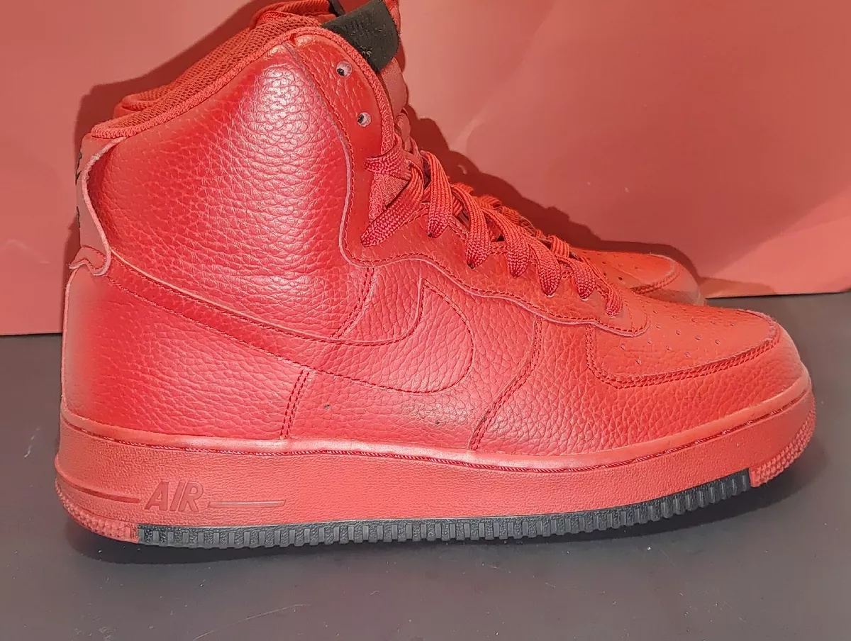 Air Force 1 High 'University Red Black' - Nike - AO2440 600 - university red/university  red-black