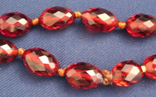 ARTISAN AMBER BEADS Hand Assembled LADYS VINTAGE NECKLACE - Picture 4 of 4