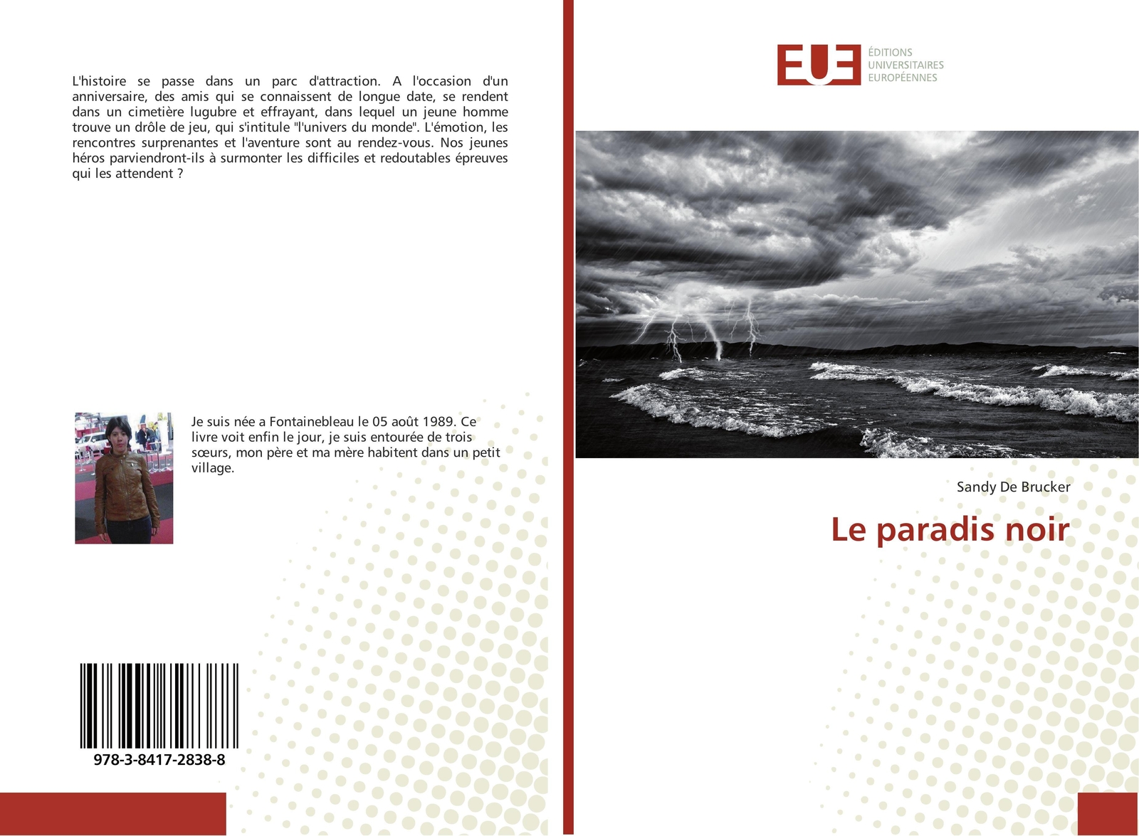 Thumbnail - Sandy De Brucker | Le Paradis Noir | Taschenbuch | Französisch (2016)