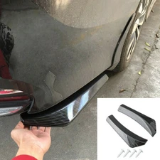 2pcs Car Body Rear Bumper Lip Diffuser Splitter Canard Protector Accessories