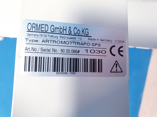 Artromot ARTROMOT SP3 - Motorisierte Bewegungsschiene CU092024 - Bild 18 von 19