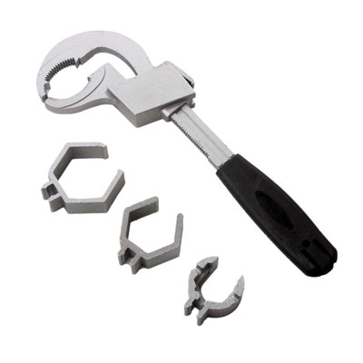 Large Opening Adjustable Wrench Home Special Bathroom Wrench Repair Tool