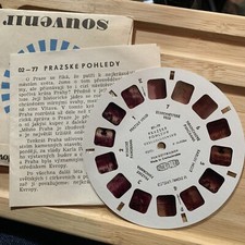 Very Rare Meopta reel View Master 02-77 Prazske Pohledy Ceskoslovensko 1C