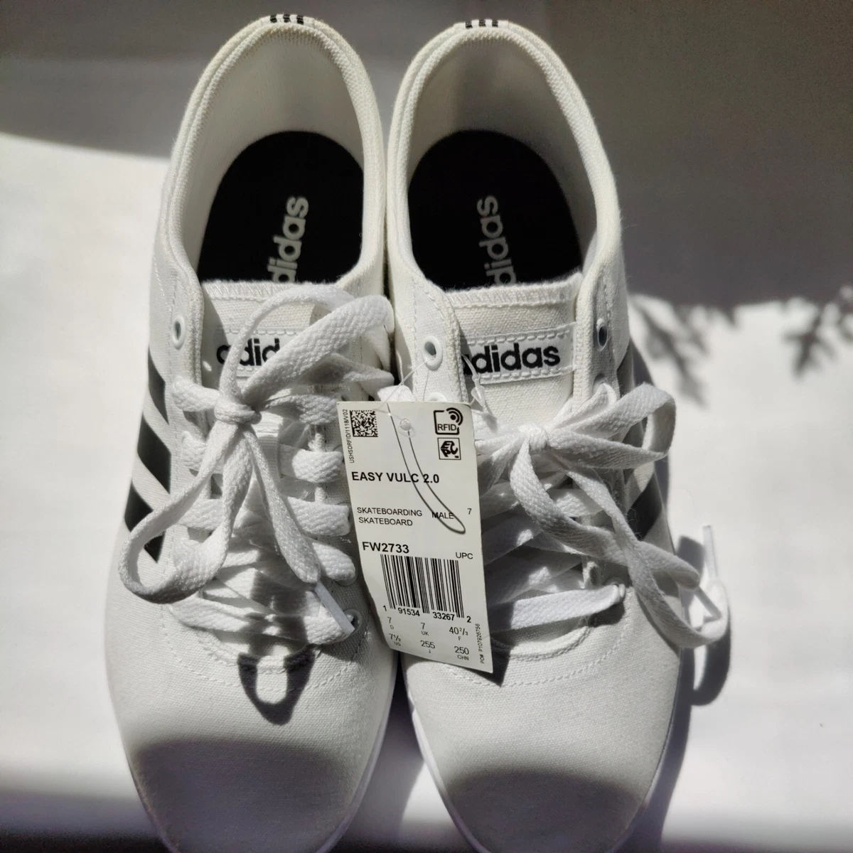 Adidas vulc 2.0 white sale