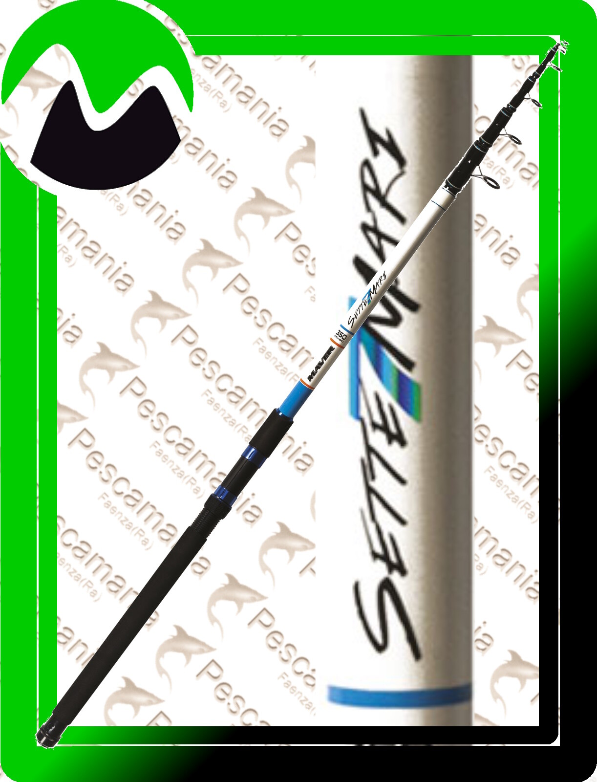 canna maver SETTEMARI TELE 2,7M W/GUIDES Barca Bolentino