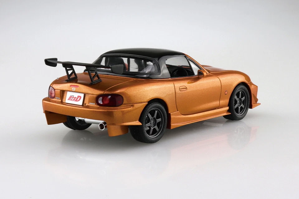 1:24 Scale Aoshima Initial-D Omiya Satoshi NB8C Roadster Model Kit Mazda MX5 JDM - Image 3 of 3