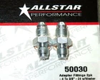 AllStar 3/8"-24 to -4 AN Brake Caliper Adapter Fitting w/ Washer 2pk ALL50030