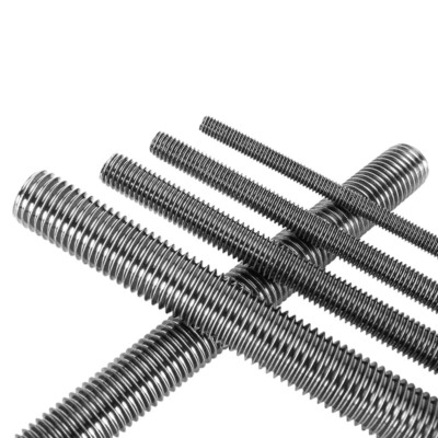 500mm Length M3 to M20 TA2/GR2 Ti Titanium Screw Threaded Rod
