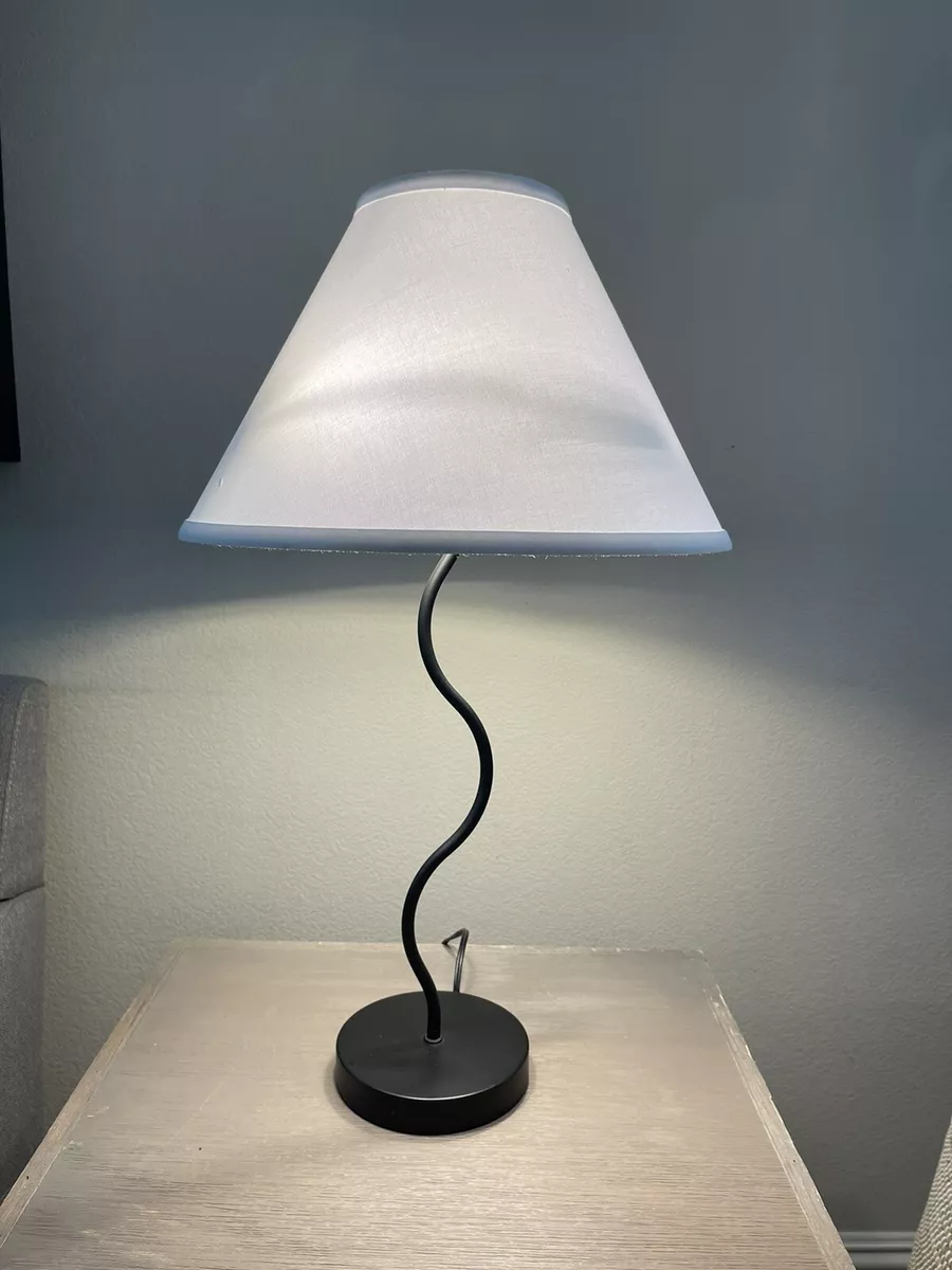 Vintage Squiggly Zig Zag Wavy Post Modern Lamp Base