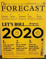 The Forecast Issue 10 2020 Monocle Magazine Culture Education FREE SHIPPING CB