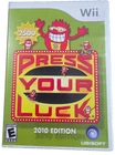 Ubisoft Press Your Luck 2010 Edition Nintendo Wii Multiplayer 2500 Questions