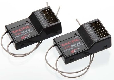 Tactic TR625 6-Channel SLT 2.4GHz Twin Antennas Receivers Two Pack