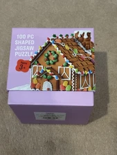 NEW, GIGGLESCAPE 100 PIECE GINGERBREAD HOUSE JIGSAW PUZZLE