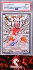 2023 Panini Donruss Rashee Rice Bomb Squad Auto /199 PSA 10 Auto 10 POP 2