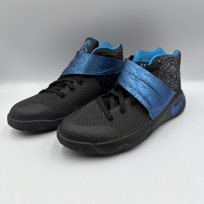 Nike Kyrie 2 Youth 5.5Y Basketball Shoes Black Blue Strap Kids Sneakers no box