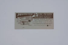 1941 American Express Travelers Cheques Promo Card [25-0056]