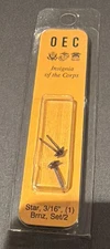 OEC Insignia of the Corps Single Bronze Star 3/16" Officers Equipment 