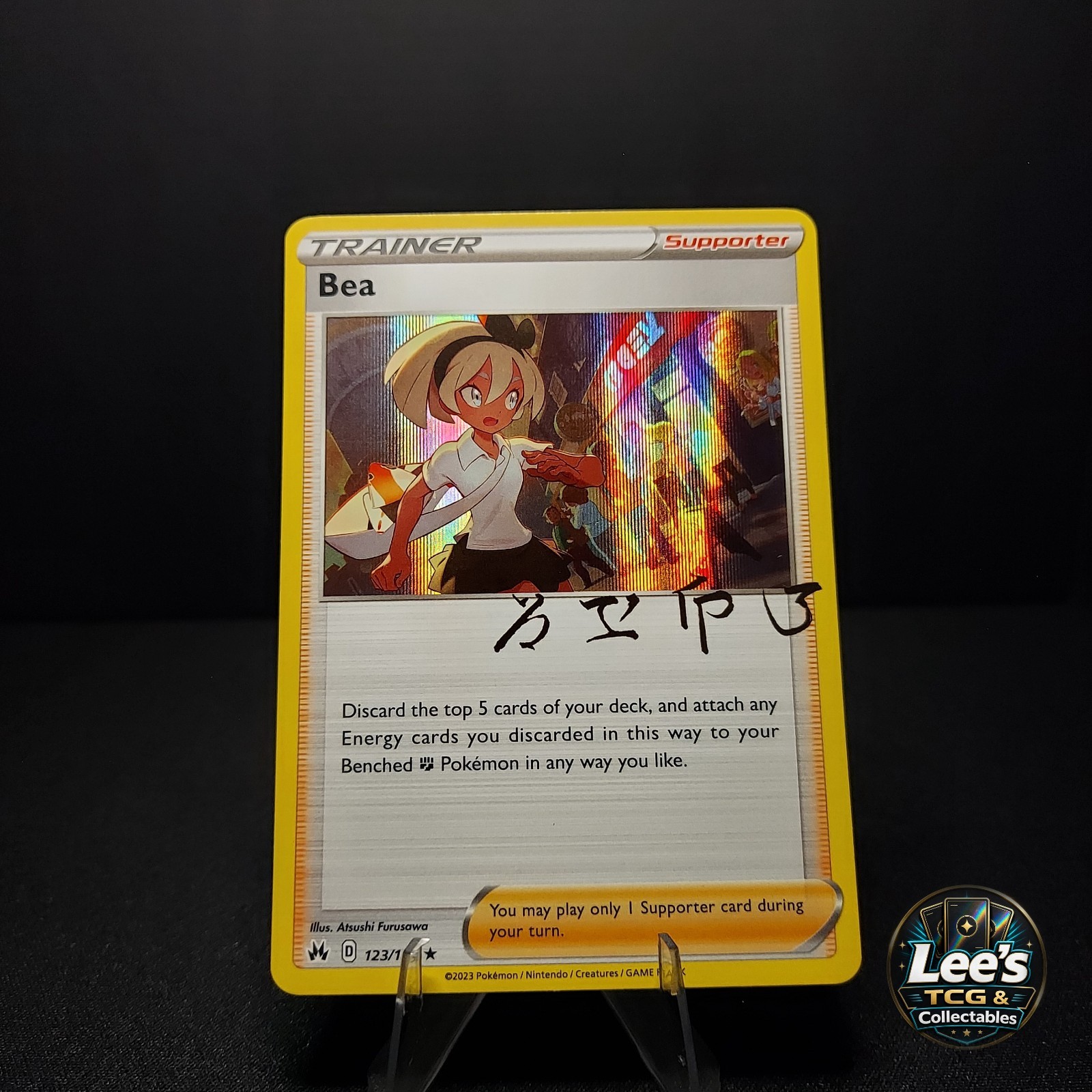 Bea 123/159 Crown Zenith CRZ English Pokemon Card - NM/Mint