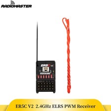 Radiomaster ER5C V2.0 2.4GHz ELRS PWM Receiver V2 5CH 2.4G ExpressLRS RX FPV