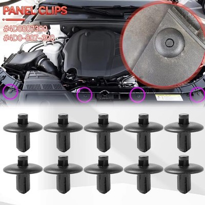 10x Befestigung Clips Fit für Audi A2 A4 A5 A8 Q3 Q5 Q7 Spreizniete #4D0807300
