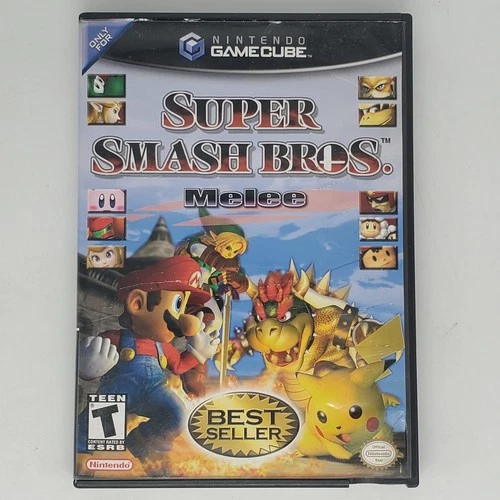 New ListingSuper Smash Bros Melee Nintendo GameCube No Manual Tested And Working Fast Ship