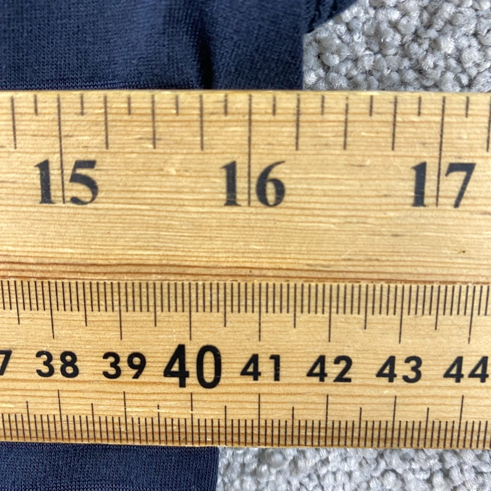 Camiseta Armani Exchange Top S Pequeña Bebé Camiseta Gráfica Y2K Adornada Azul Marino AX Foto 3 de 4