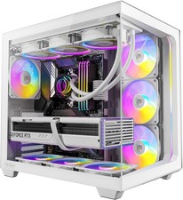 Antec C5 ARGB White, 7 x 120mm PWM Fans Inclu...