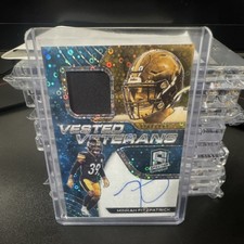 2020 Panini Spectra Vested Veterans Minkah Fitzpatrick  Auto Patch /50 Steelers