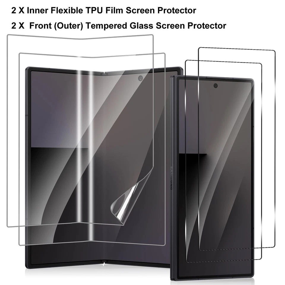 For Google Pixel 10 9 Pro Fold Fashion Leather Magnetic Ring Stand Case Cover - Image 2 of 4