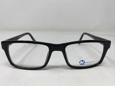 Modern Optical FIGHTER BLACK 52-20-140 Plastic Full Rim Eyeglasses Frame HH52