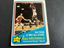 1972-73 Topps #169 Nate Archibald Cincinnati Royals EX..Free Shipping