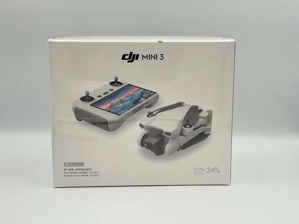 DJI Mini 3 Fly More Combo DJI RC included 4K Drone Gray Fordable from Japan - Image 3 of 4