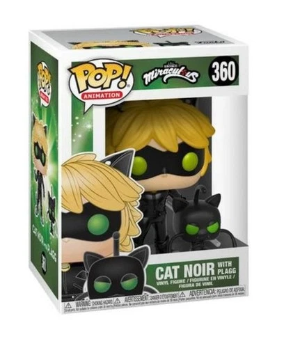 Funko Pop! Animation: Miraculous Ladybug Cat Noir with Plagg Vinyl Figure #360