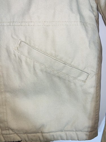 Timberland Stratham Issue Authentic Outdoor Work Jacket Men's M Beige # T03885 - Picture 15 of 17