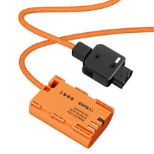 D Tap To E6 Dummy Battery For R5 80D 70D 60D 90D Extended Live Stream