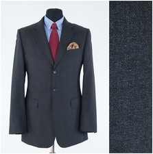 Mens CHARLES TYRWHITT Sport Coat 40R US Size Surgeon Buttons Wool Blazer Jacket
