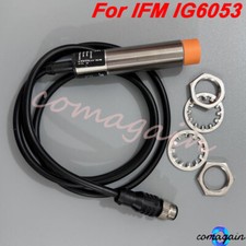 New in Box 10-36VDC 250mA 12mm For IFM IG6053 Inductive Proximity Switch Sensor