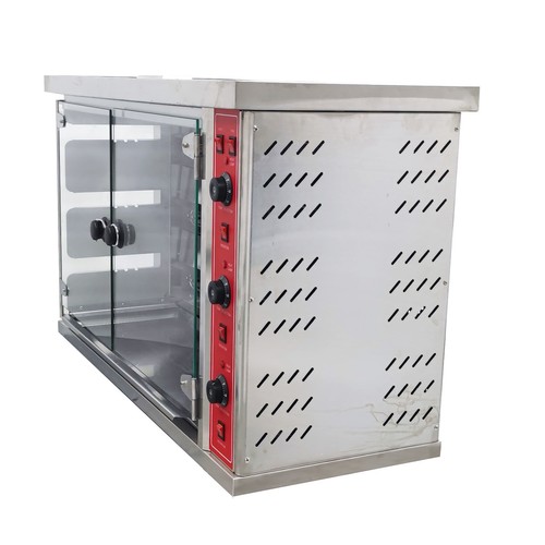 3 Rolls Vertical Electric Rotisserie Chicken Oven 220V Temperature Adjustable - Picture 3 of 24