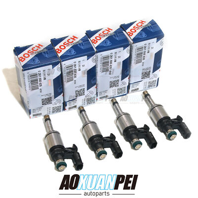 4x BOSCH Einspritzventil für A4 A5 IBIZA KODIAQ GOLF 6 7 TOURAN OE: 04E906036AF