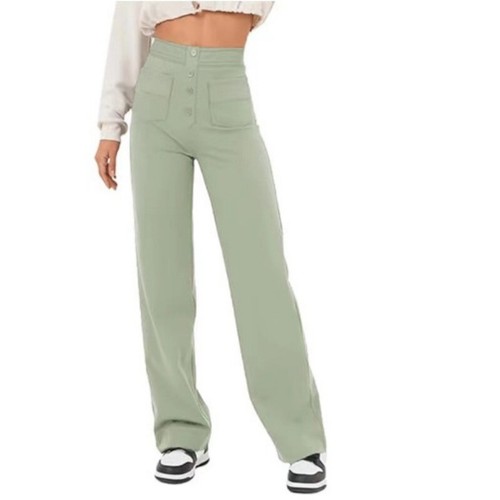 Women's Casual High Waist Stretch Pants Ladies Flexi Pants for Women Trousers - Picture 16 of 31