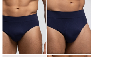 Slip Uomo Pompea In Microfibra - Confezione Da 4 Pezzi - Comodi E Senza Cuciture - Taglia S/M Nero - Foto 12