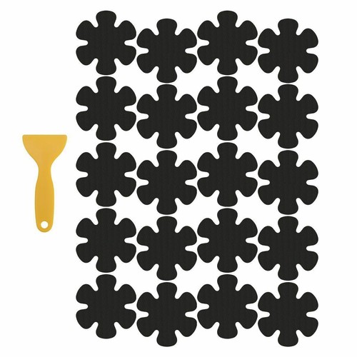 20/40Pcs Flower Safety Treads Non-Slip Applique Stickers Bathtub Mat Bath Strip - Picture 12 of 17