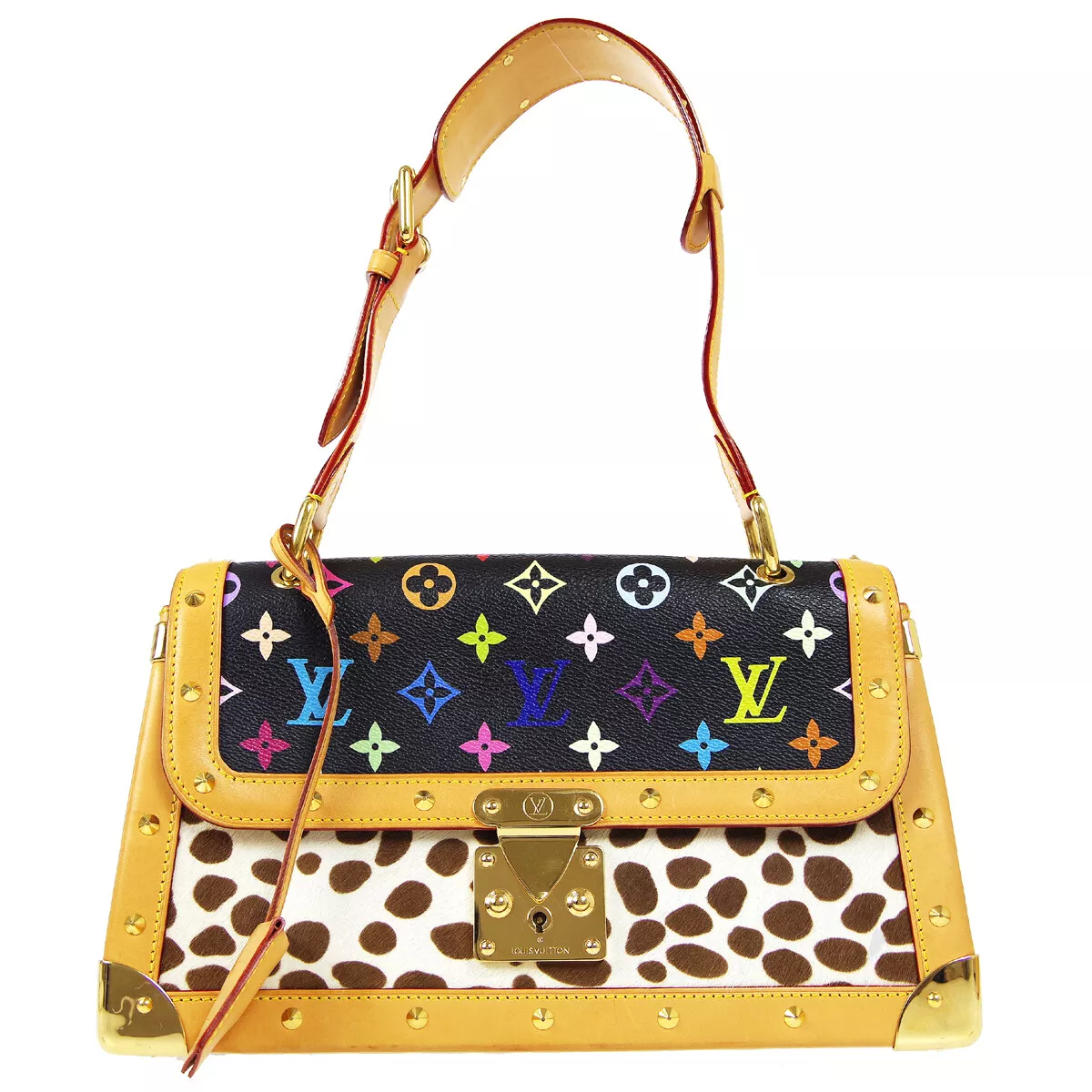 LOUIS VUITTON SAC DALMATIAN HAND BAG LM0073 MONOGRAM MULTI MURAKAMI M92825  61417