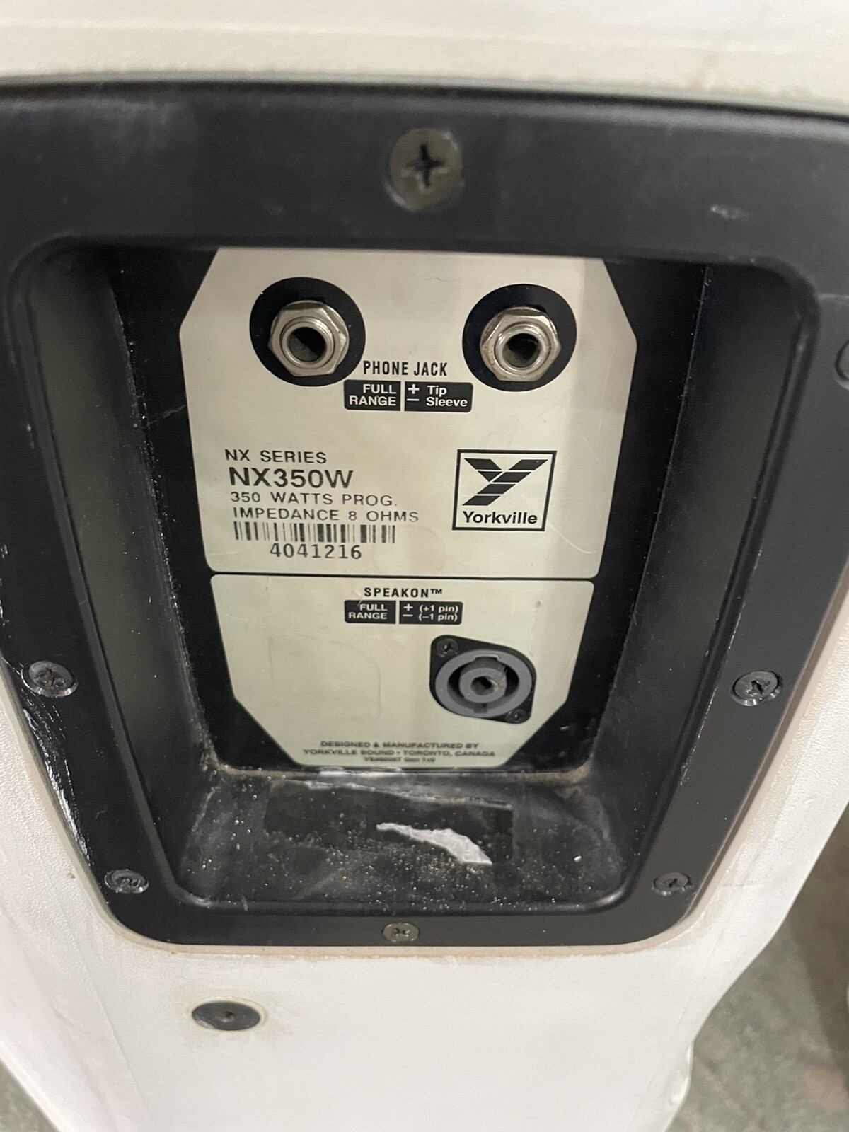 Yorkville NX350 speakers White PairNice! eBay