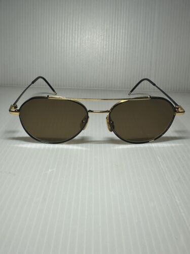 THOM BROWNE Sunglasses TB-105-A-NVY-GLD-55 TB-105 Japan Navy 50018109 - Picture 2 of 11